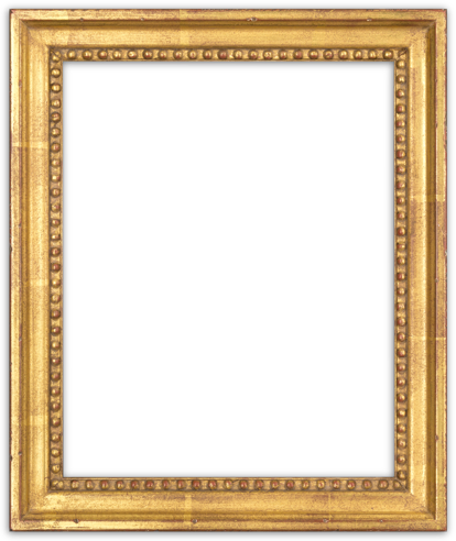 Traditional finished corner frame.